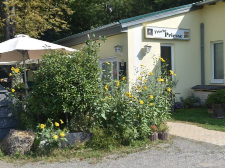 Die Vereinsgaststätte „Priesse“ im KGV „Priessnitz-Morgenröte“ e.V. Foto: SLK